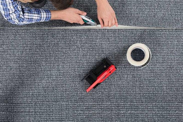 Pose de moquette par Cogelas — rouleau ou dalles, velours ou bouclée
